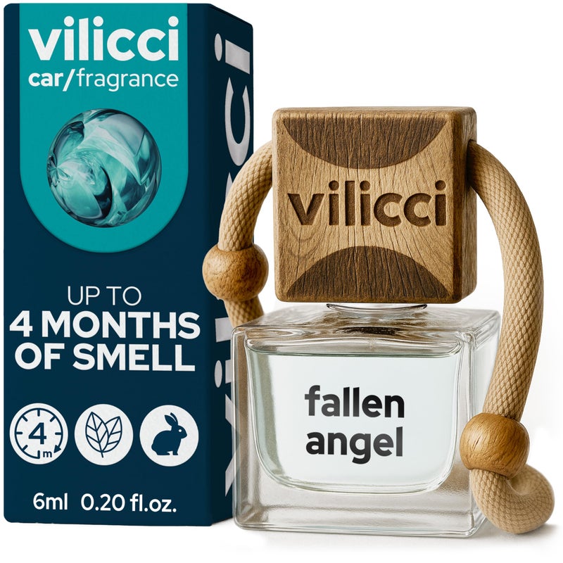 Vilicci Fallen Angel Car Air Freshener - Long Lasting Car Diffuser | Vegan & Cruelty-Free Oil Ingredients | Refreshing & Odor Eliminating Car Perfume | Lasts up to 120 Days - Image 1